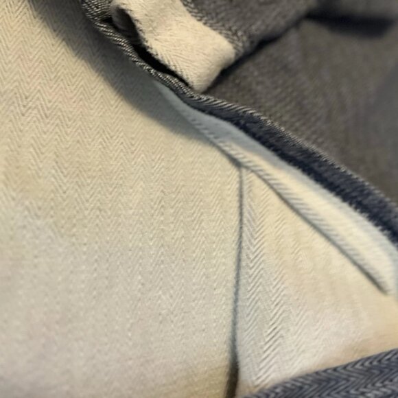 Orvis 100% Thick Cotton Tweed Women’s XS Sweater Top With Green Trim - Picture 8 of 8